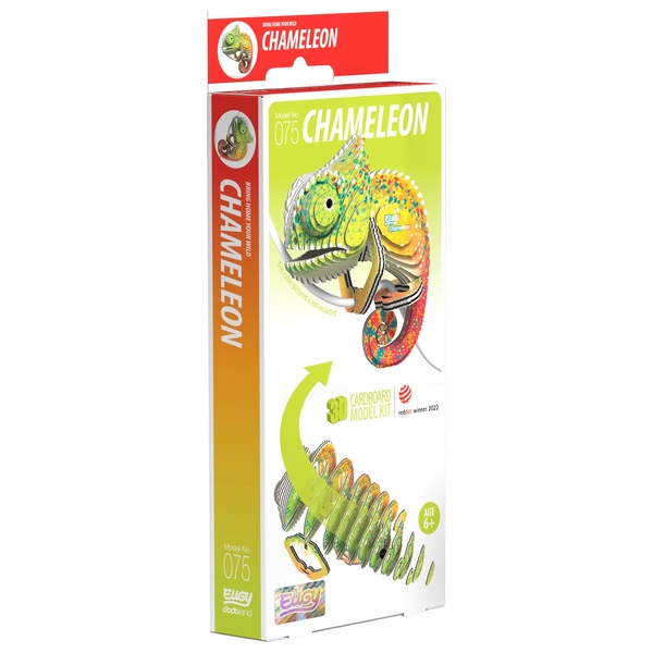 EUGY Chameleon 3D Cardboard Model Kit Smyths Toys UK