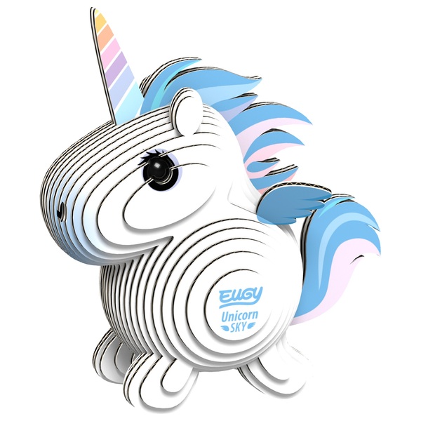 EUGY Unicorn 3D Cardboard Model Kit Smyths Toys UK