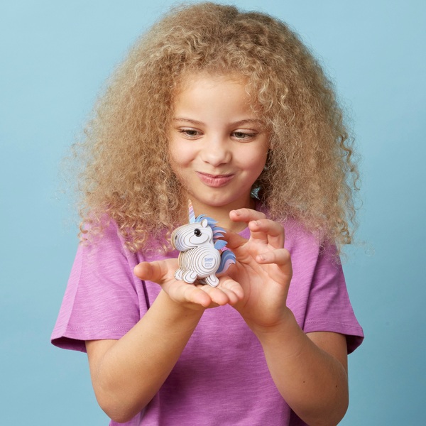 EUGY Unicorn 3D Cardboard Model Kit Smyths Toys UK