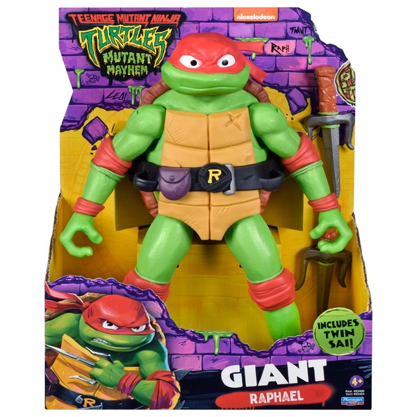 Tortues Ninja - Figurine Articulée 30 Cm - Raphael - Tmnt au