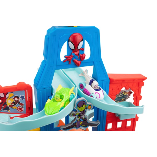 Marvel’s Spidey and Friends Amazing Metals City Track Playset with Five