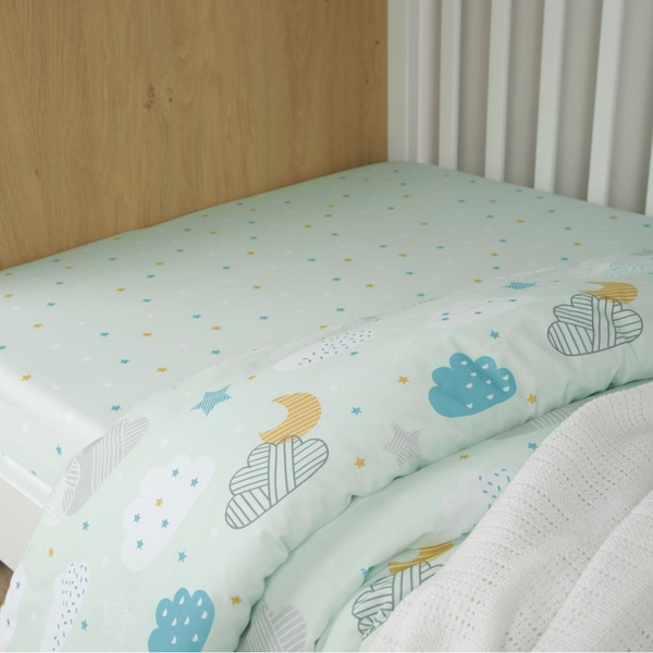 CuddleCo Spring Skies 4 Piece Cot Bed Bedding Set Smyths Toys Ireland