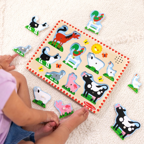 Melissa & Doug Wooden Sound Puzzle Assortment