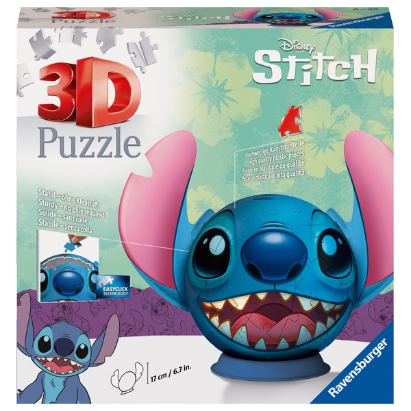 Ravensburger - Disney Puzzle 3D Stitch 72 Pièces