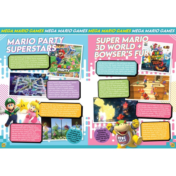 The Ultimate Guide to Super Mario & Nintendo 2024 Hardback Book