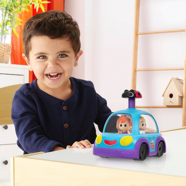 CoComelon Push 'N Sing Family Car Interactive Musical Light-Up Car
