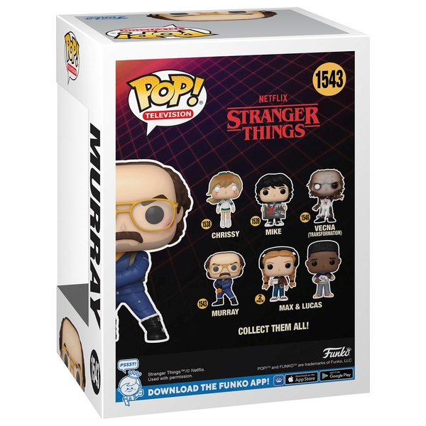 POP Vinyl 1543 Netflix Stranger Things Murray Smyths Toys UK