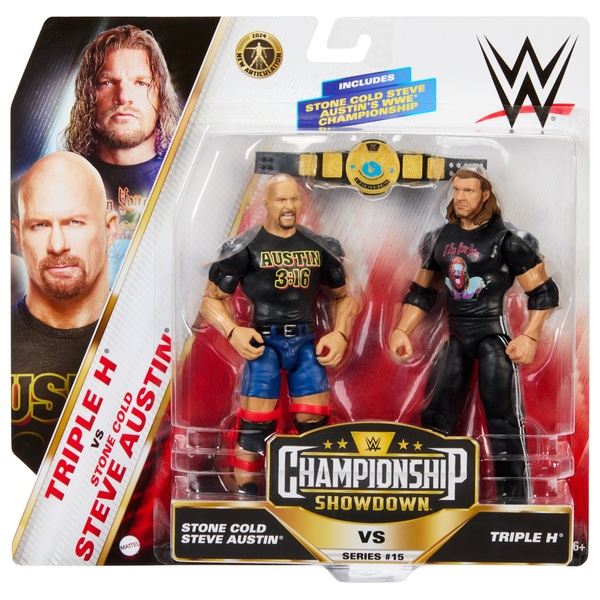 WWE Championship Showdown Steve Austin vs Triple H Action Figure 2 Pack ...