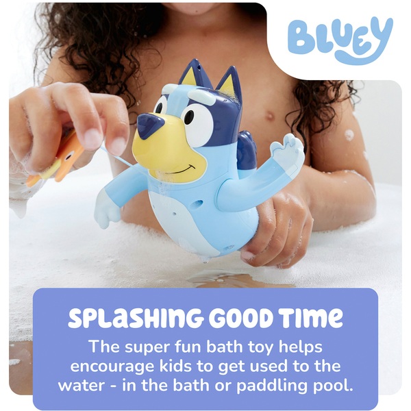 TOMY Toomies Swimming Bluey Bath Toy | Smyths Toys UK