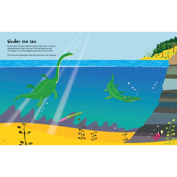 Usborne activities big dinosaur sticker book smyths toys ireland