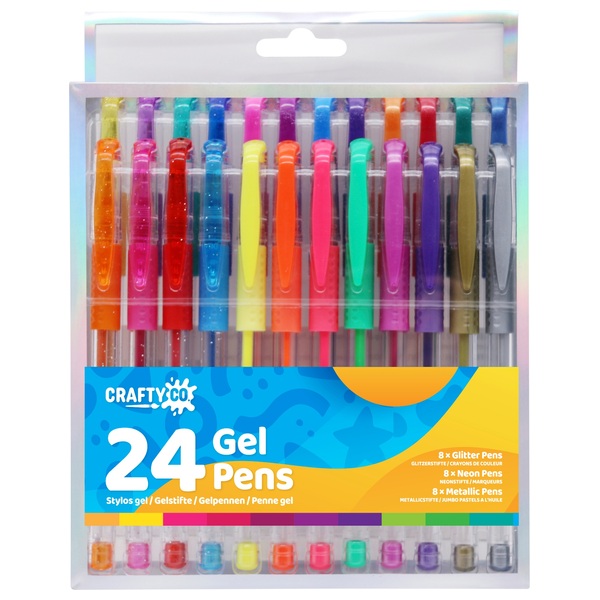 Gel Pens, Art 48 Pack Gel Ink Pen Set With Portable Travel Case