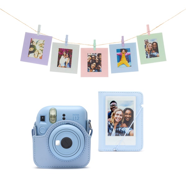 Fujifilm Instax Mini 12 Instant Camera Accessory Kit Pastel Blue