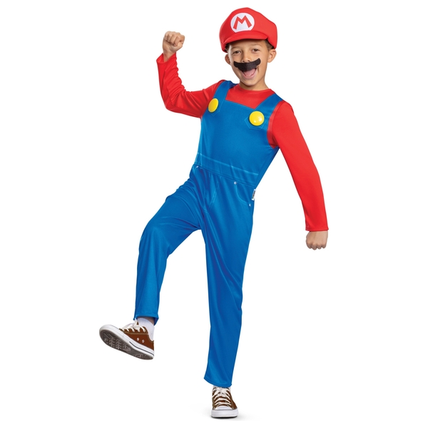 Super Mario Jumpsuit Costume Set | Smyths Toys UK