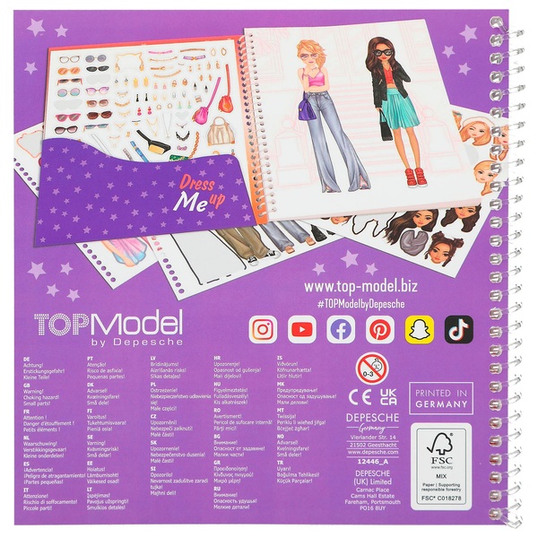 TOPModel Dress Me Up Pocket Stickerbook