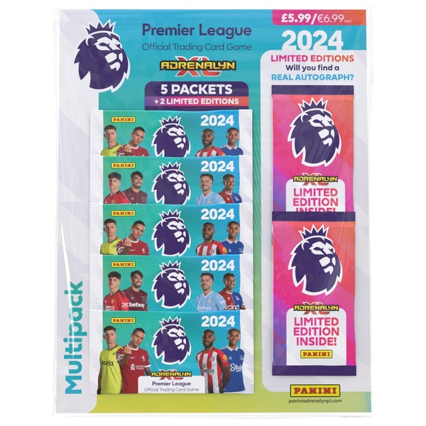 Panini Premier League 2024 Adrenalyn XL Trading Card Game Multipack