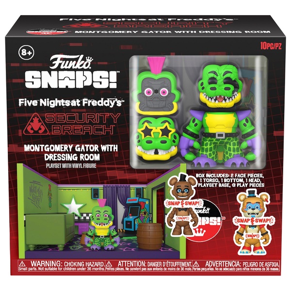 Five Nights at Freddy's Snap Playset & Action Figure Hallway add-on  w/Vanessa 9 cm