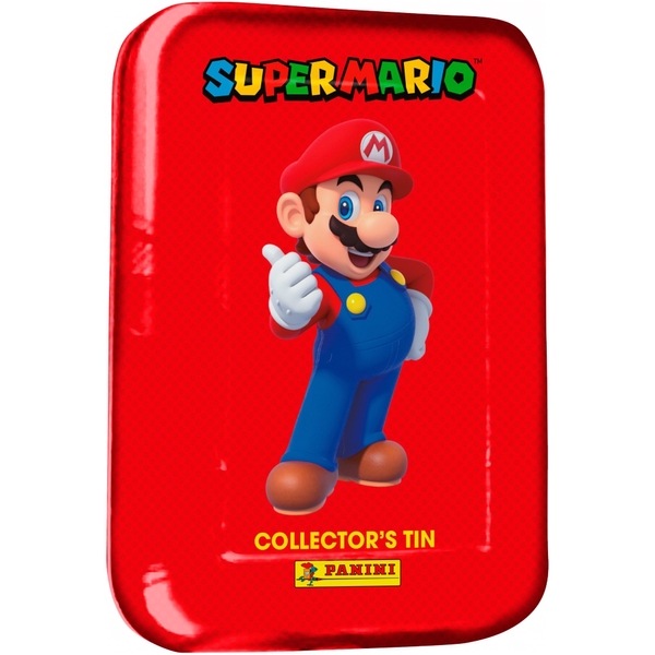 Boîte Métal Panini SUPER MARIO - 8 Pochettes + 3 Cartes édition Limitée Aléatoires - Collection