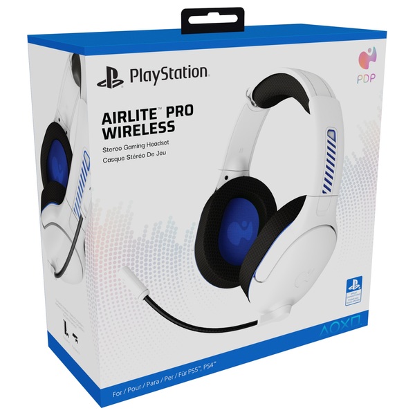 PDP Gaming LVL 50 Stereo Wireless Gaming Headset For PS4 & PS5 (White)