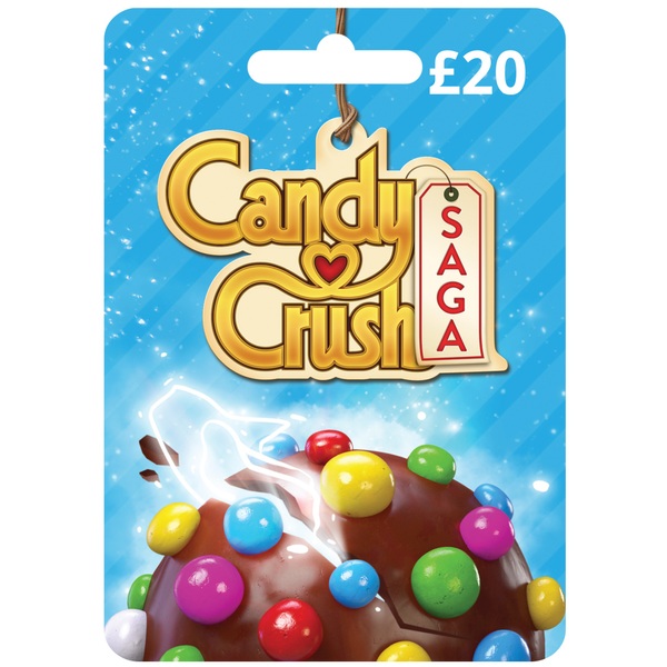 Candy Crush Saga & Candy Crush Soda Saga £20 Gift Card Smyths Toys UK