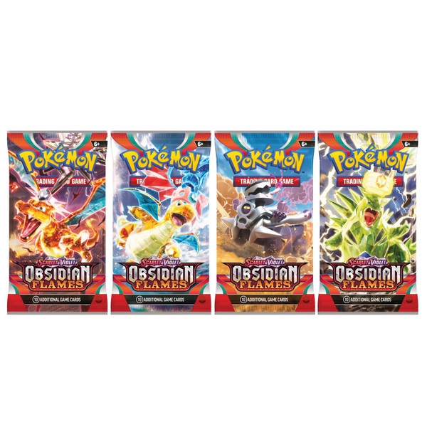 Pokémon Trading Card Game: Scarlet & Violet - Obsidian Flames Booster Pack  Assortment