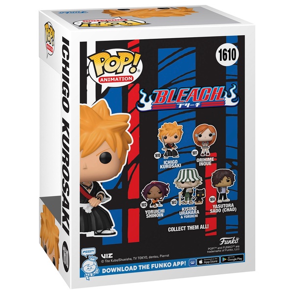 POP! Vinyl 1610: Bleach Ichigo Kurosaki Chase Assortment | Smyths 