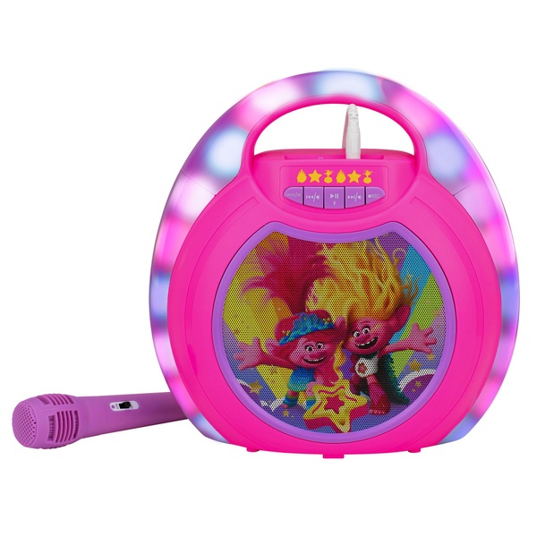 Trolls Karaoke Machine with Wired Microphone Smyths Toys Ireland