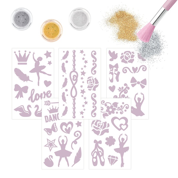 TOPModel Glitter Tattoo Ballet Set Smyths Toys UK