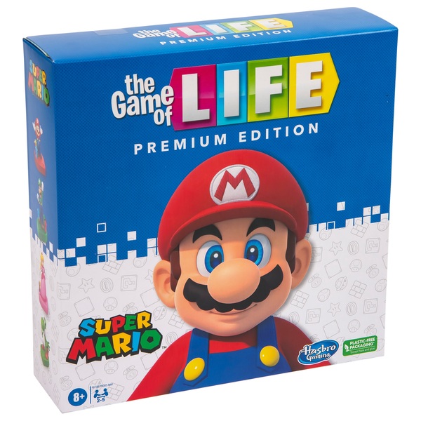 The Game of Life: Super Mario Edition Board Game for Kids Ages 8 and Up