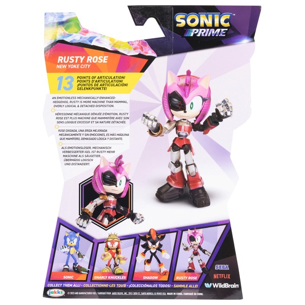 Jakks Sonic Prime SONIC Figure New Yoke City Netflix Brand NEW 2023