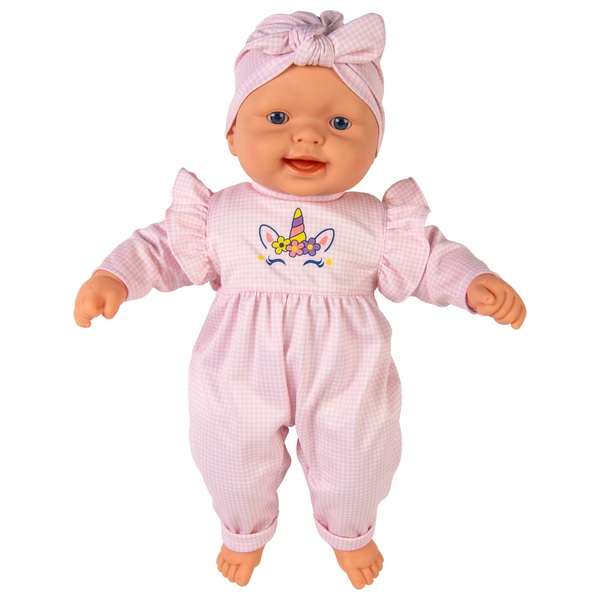 50cm Baby Doll in Pink Outfit | Smyths Toys Ireland