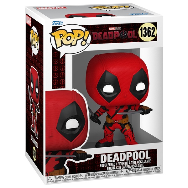 Funko POP! Bobble-Head Figur 1362 Marvel Deadpool & Wolverine Deadpool ...