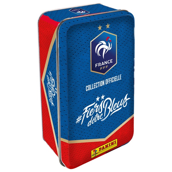 Panini Équipe de France de Football Tin Box 15 Pochettes et 3 Cartes