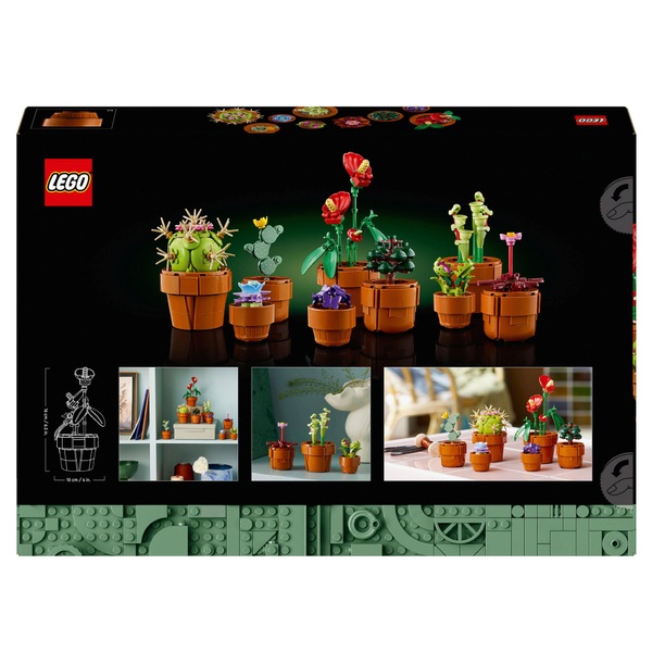Lego 3 Red Rose Flowers Plant with White Pot / Friends / City Mini Figure  Garden