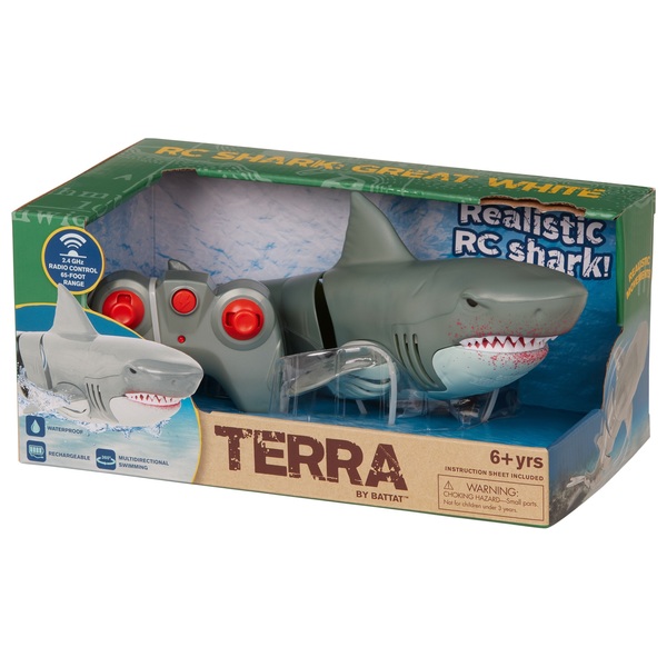 Terra by Battat Radio Control Great White Shark Smyths Toys UK