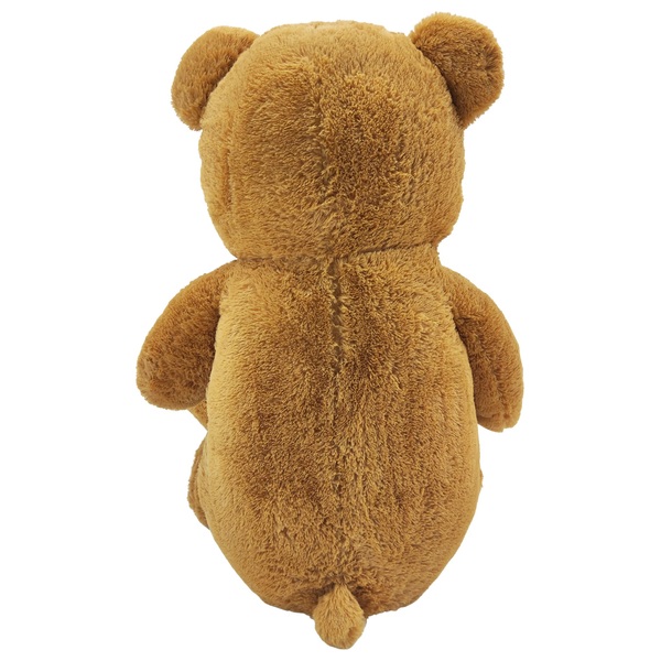 Grote Teddy met strik XXL-knuffeldier braun 150 cm