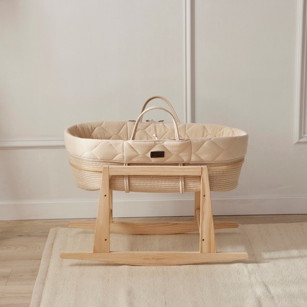 Baby Elegance Moses Basket and Rocking Stand with Mattress Set Smyths