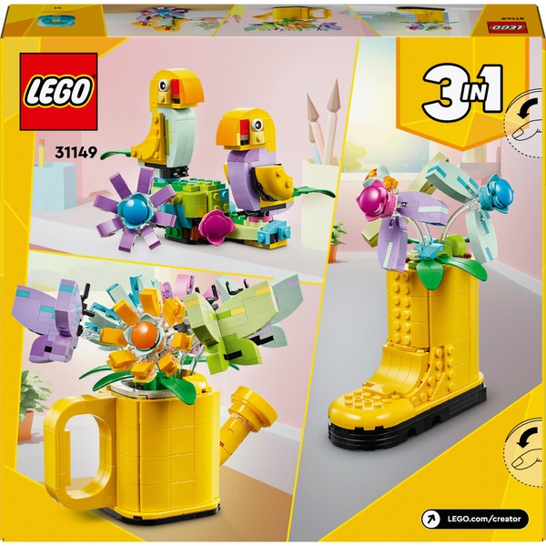 LEGO Creator 31149 3-in-1 Flowers in Watering Can Set