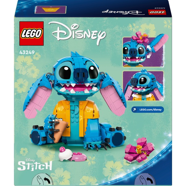 LEGO Disney 43249 Stitch Buildable Kids' Toy Playset