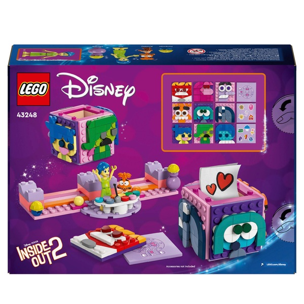 LEGO Disney Pixar 43248 Inside Out 2 Mood Cubes Set | Smyths Toys UK