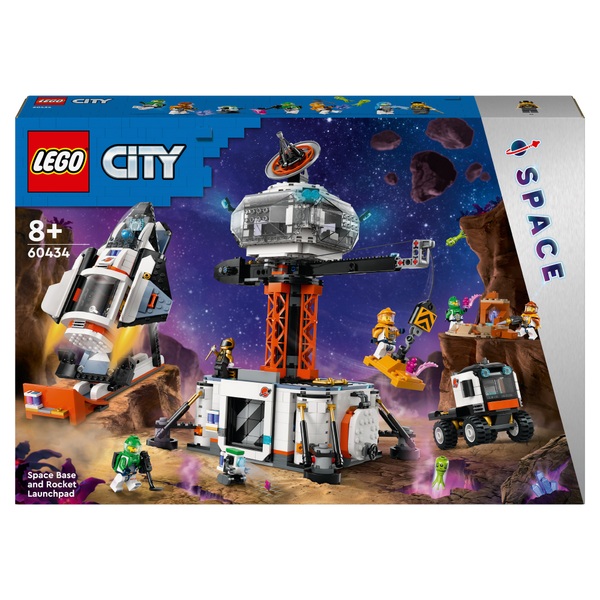 LEGO City 60434 Space Base and Rocket Launchpad Set