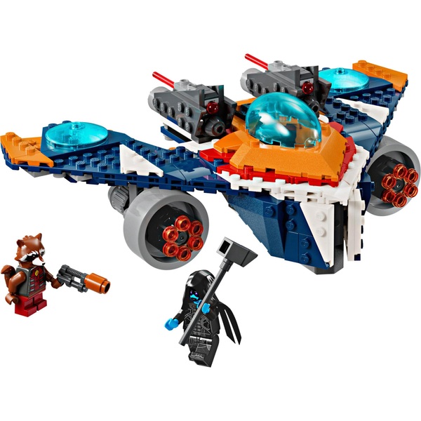 Lego Marvel 76278 Rocket’s Warbird Vs. Ronan Set 