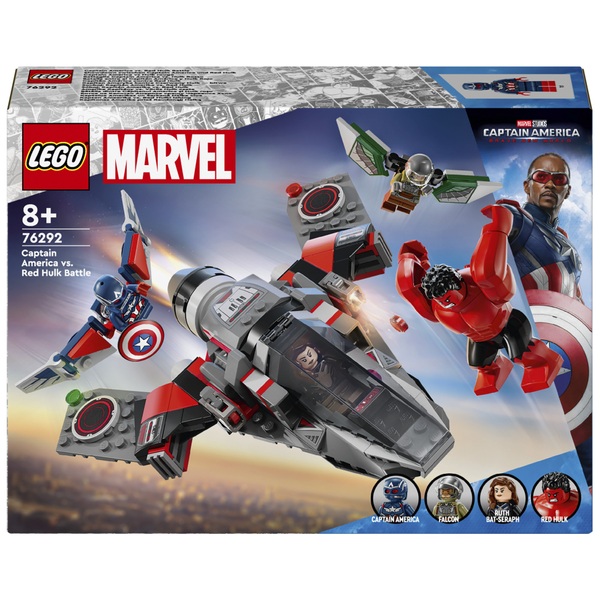 LEGO Marvel 76292 Captain America vs. Red Hulk Battle Set