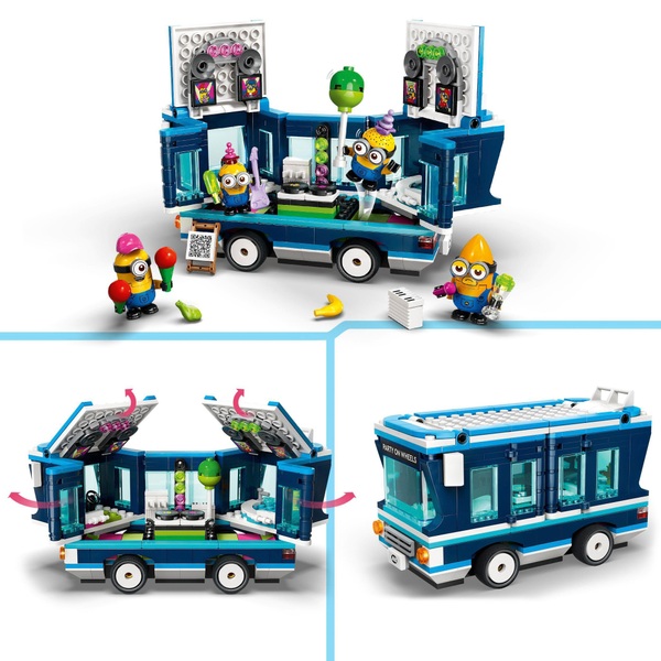 LEGO Despicable Me 75581 Minions’ Music Party Bus Toy Set | Smyths Toys ...