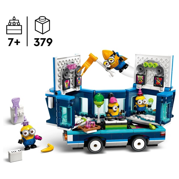 LEGO Despicable Me 75581 Minions’ Music Party Bus Toy Set | Smyths Toys ...