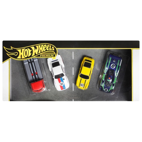 Hot Wheels Premium Collector Set Porsche German Racers Display 4 Pack