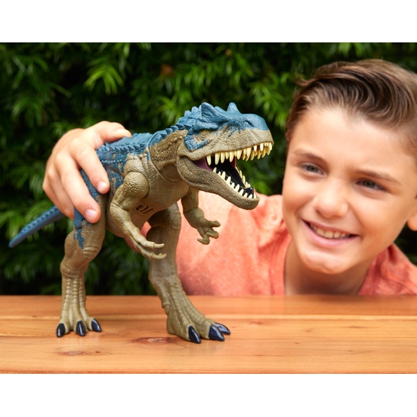 Jurassic World Ruthless Rampage Allosaurus Dinosaur Figure | Smyths Toys UK