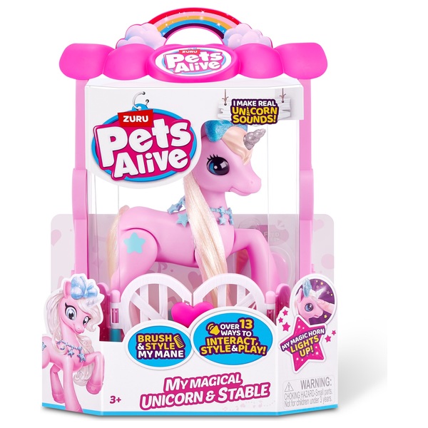 Pets Alive My Magical Unicorn and Stable Set by Zuru