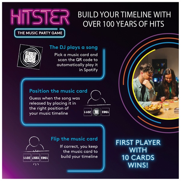 Hitster The Music Party Board Game | Smyths Toys UK