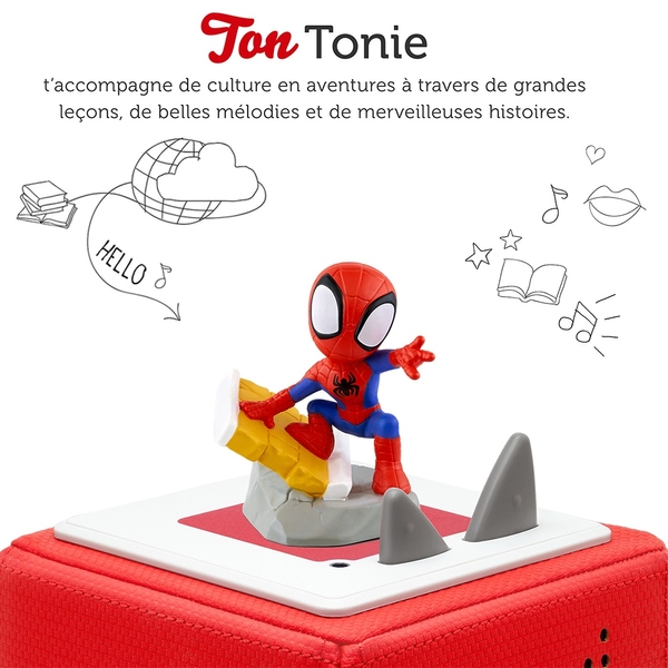 Figurine Tonie Miles Morales - Spidey Et Ses Amis - 38min De Contenu - Pour Toniebox