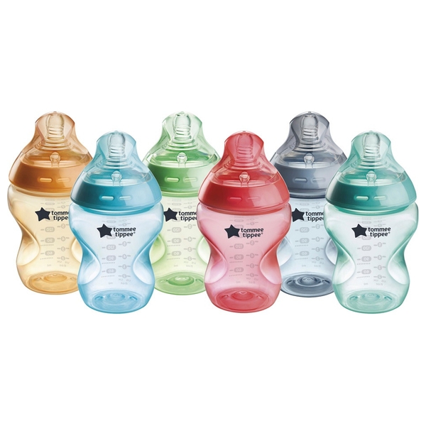Tommee Tippee Natural Start AntiColic Baby Bottle 260ml 6 Pack Multicoloured Smyths Toys Ireland